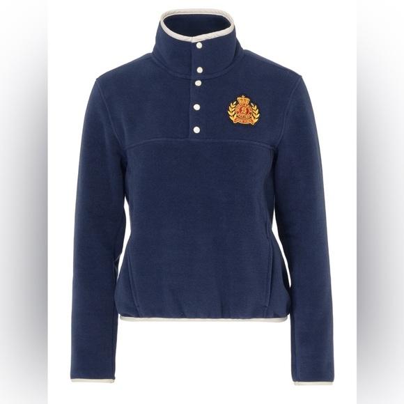 Sporty & Rich Sweaters - NWT Sporty & Rich NY Crest Polar